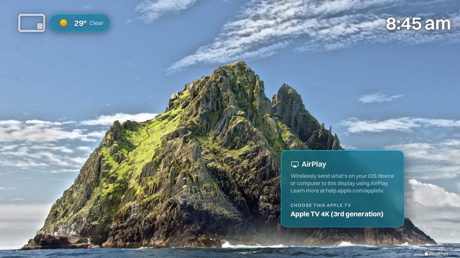 The Billboard AirPlay panel at three levels of opacity